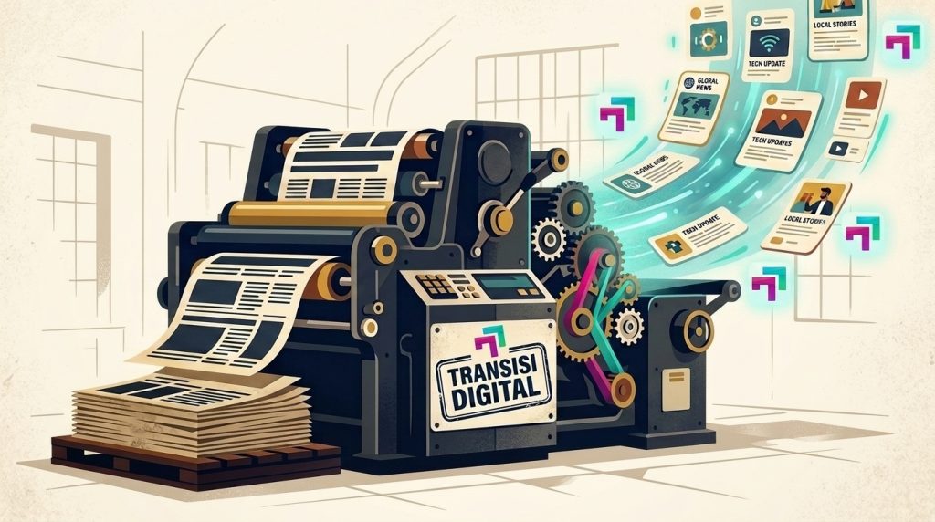 Jasa pembuatan website berita profesional oleh Transisi Digital